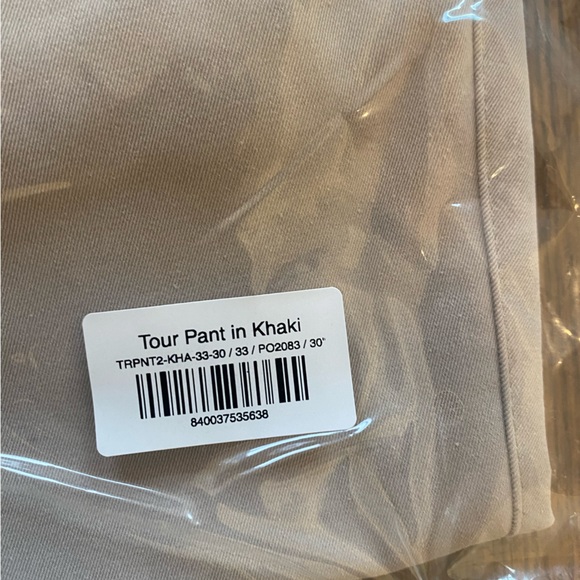 Myles Tour Pants - Khaki - 33/30 - similar to Lululemon and Birddogs - Picture 3 of 6